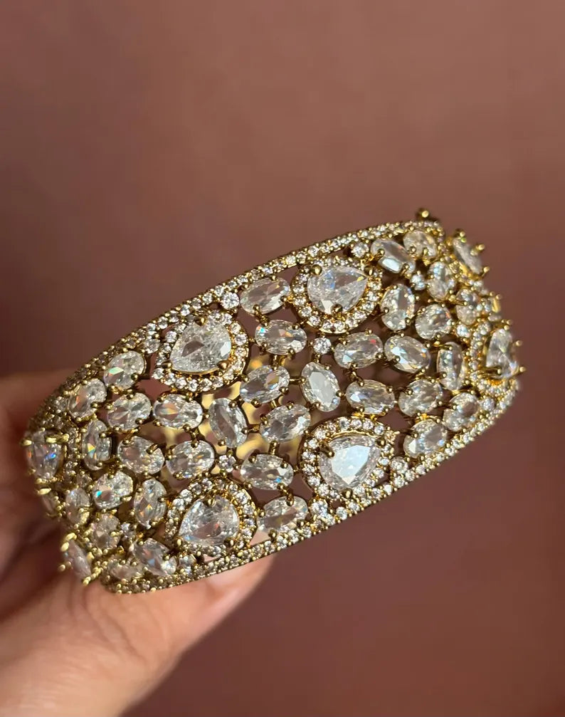 MYRA Clear Stones AD Bracelet