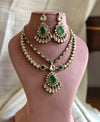 TARINI Emerald Green Necklace Set