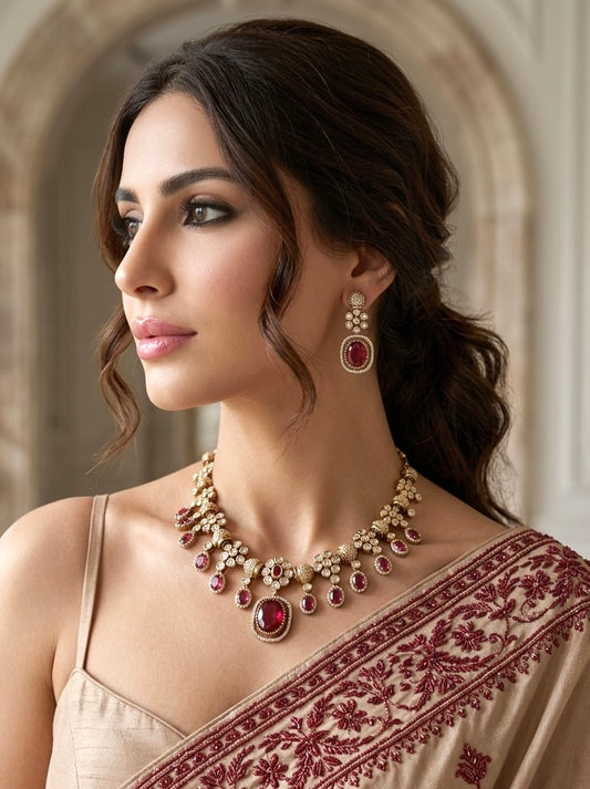 RIMAYA Victorian Necklace Set