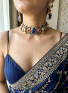 NIRAYA Sabyasachi inspired multicoloured choker set