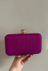 AMARI Purple Gold Clutch Purse