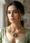 KIAH Green Hasli Necklace Set