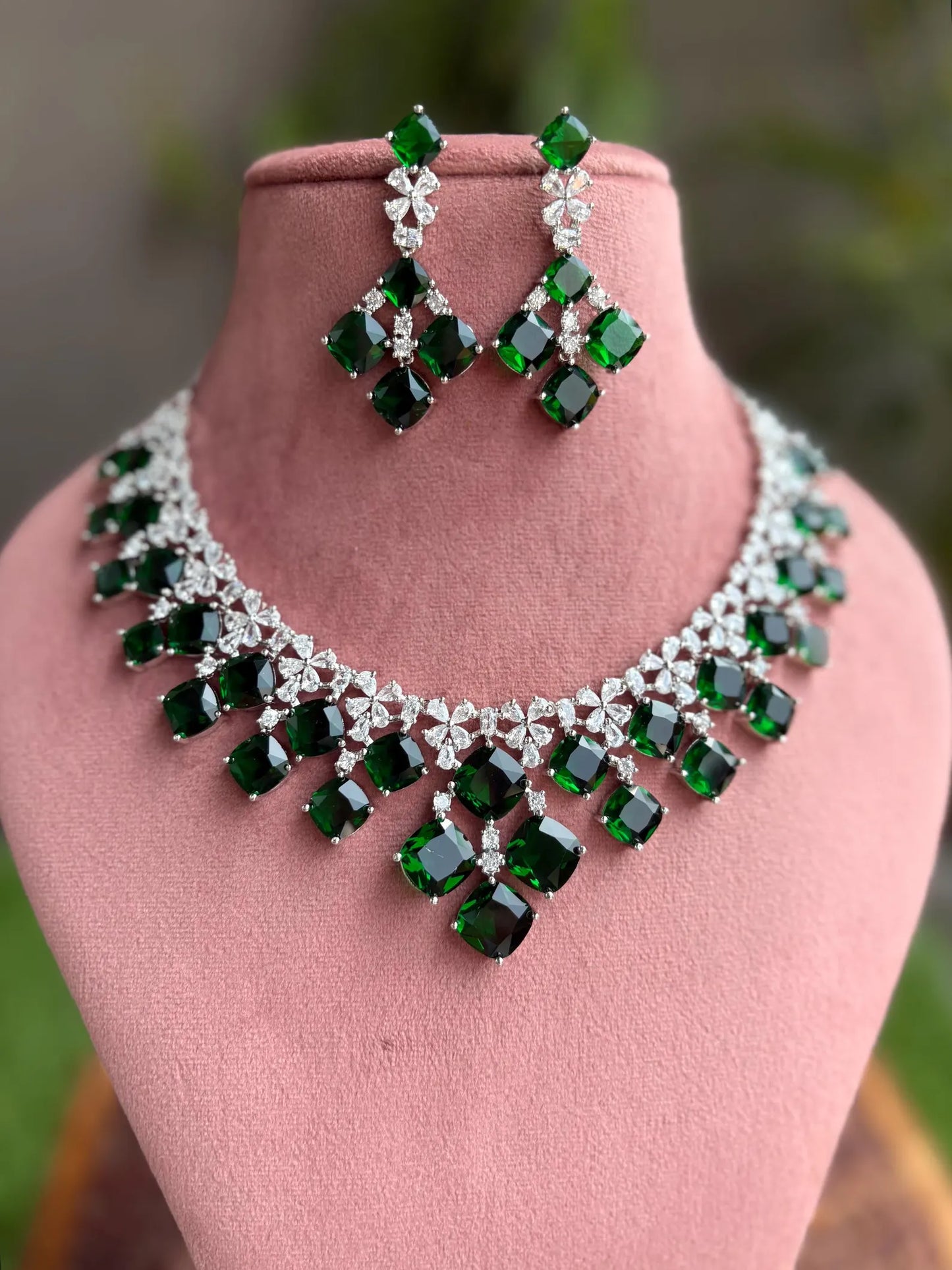ELIZA Mint AD Necklace Set