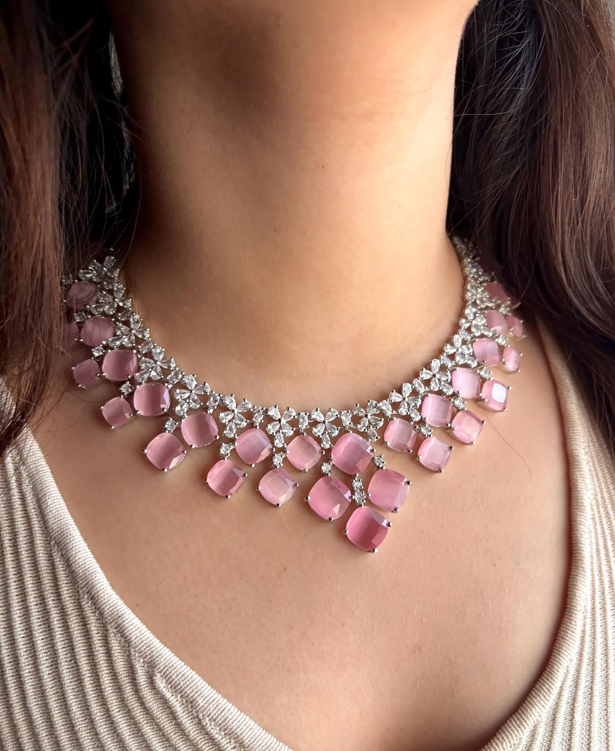 ELIZA Mint AD Necklace Set
