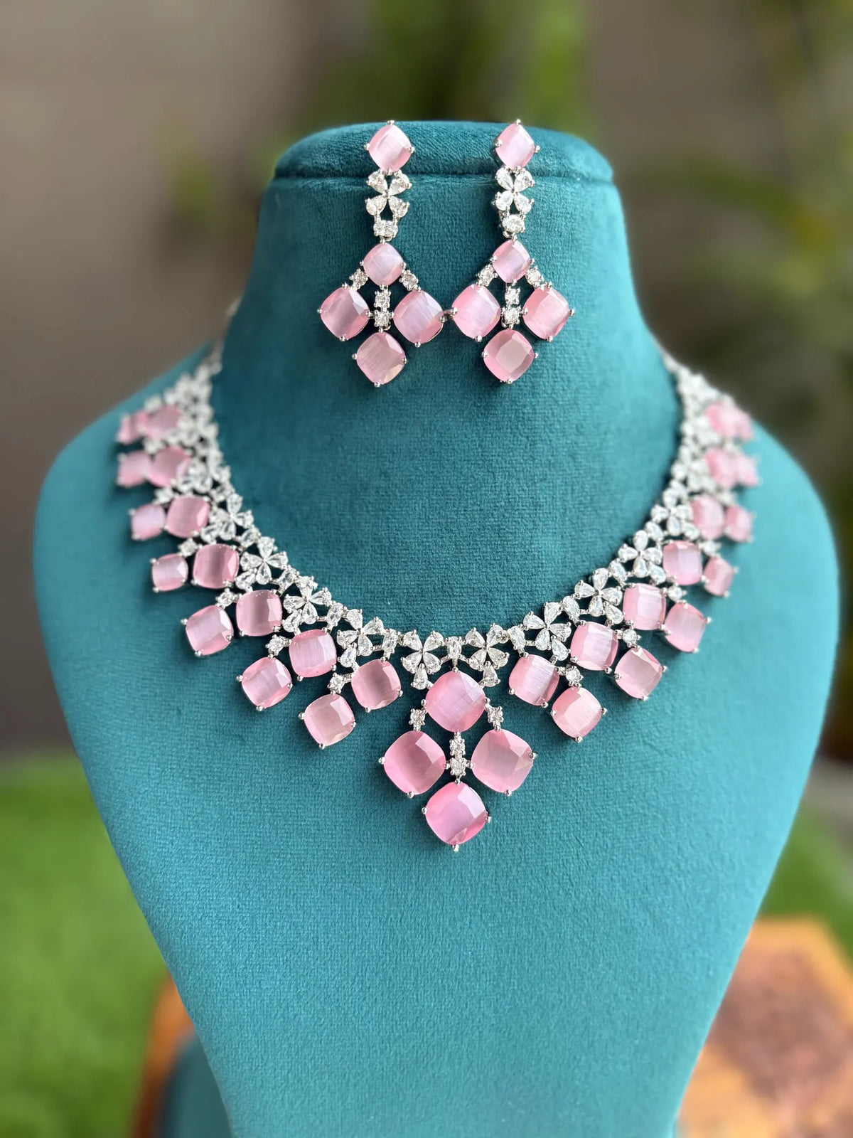 ELIZA Mint AD Necklace Set