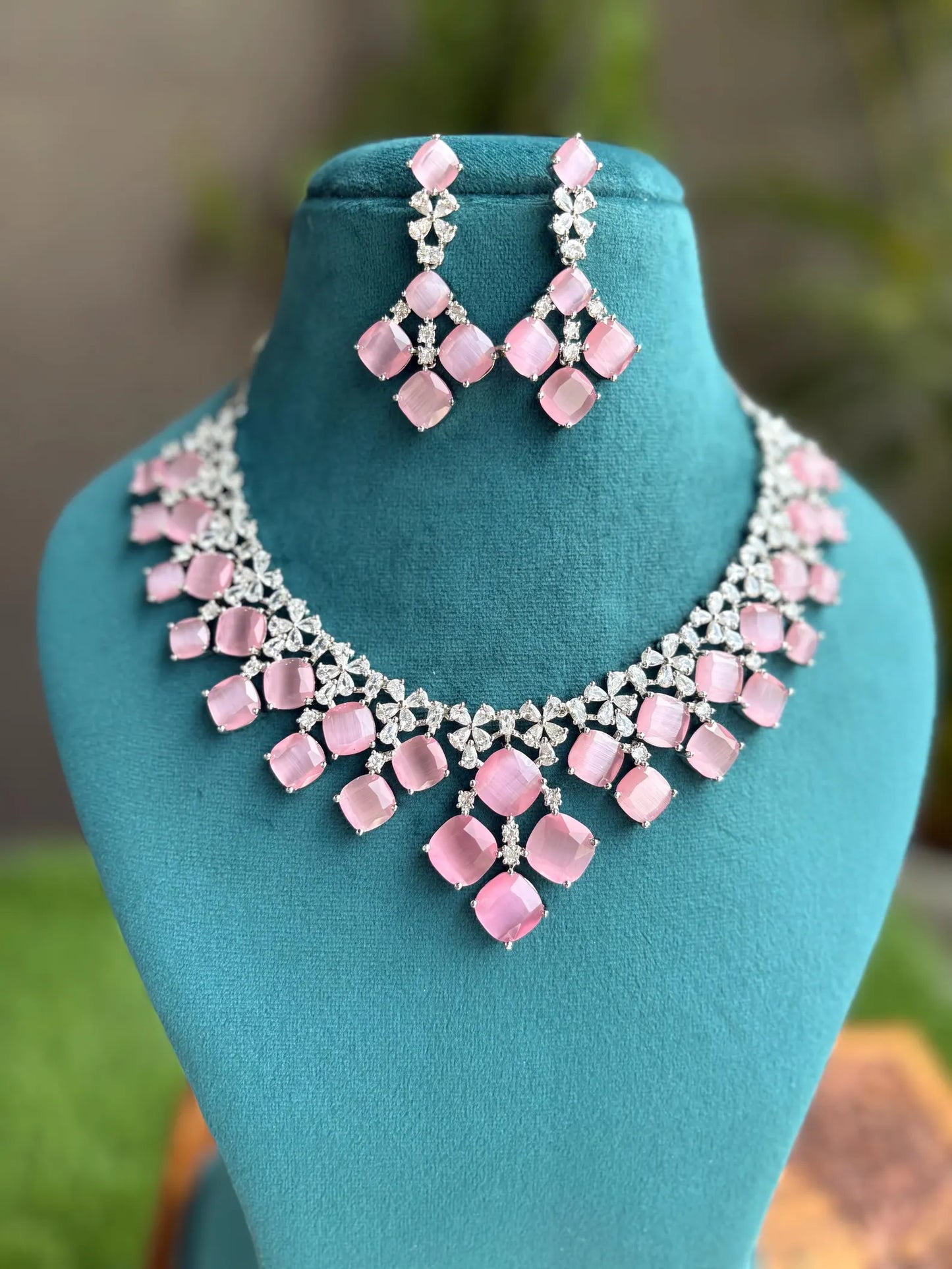 ELIZA Mint AD Necklace Set