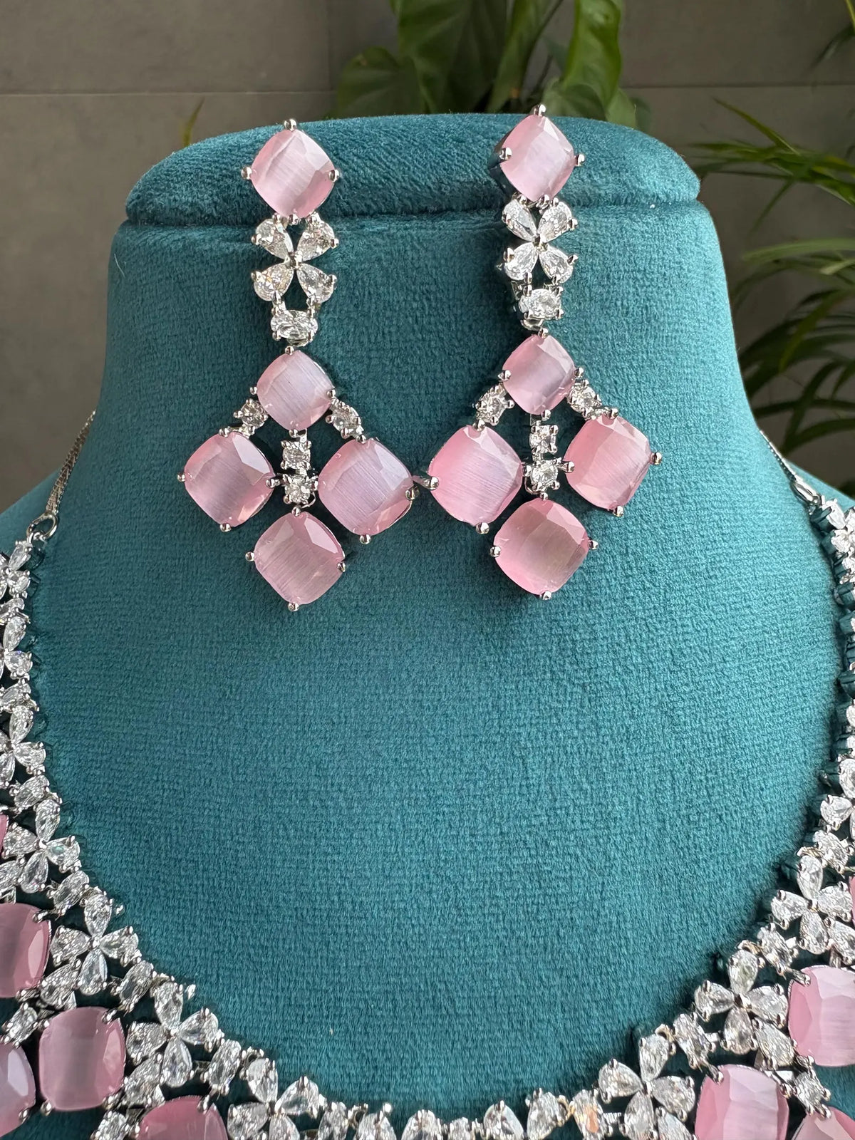 ELIZA Mint AD Necklace Set