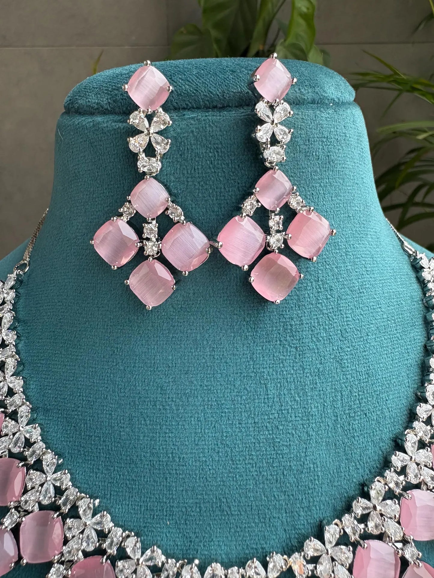ELIZA Mint AD Necklace Set