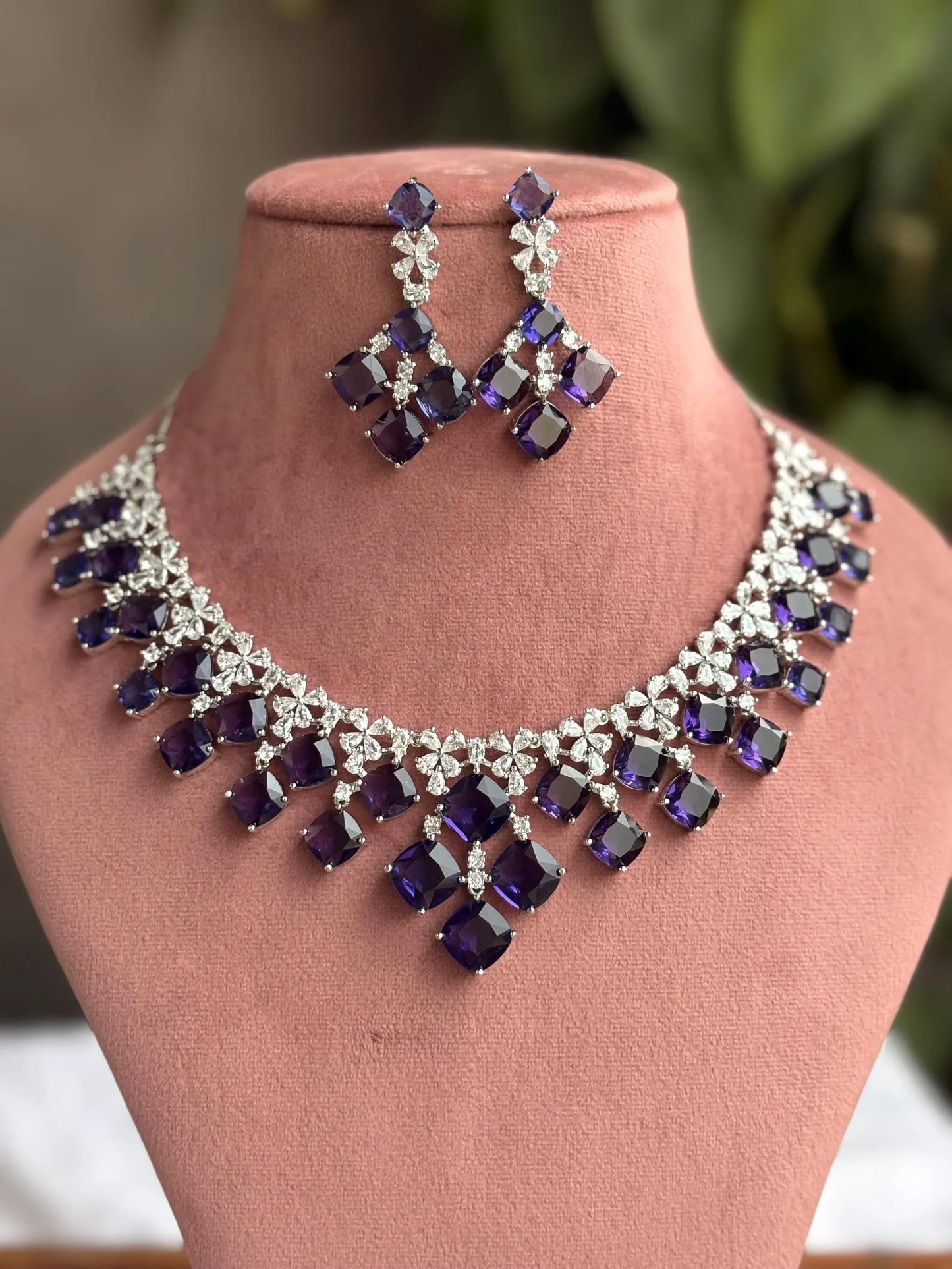 ELIZA Mint AD Necklace Set
