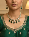 ZIBA Victorian Style Green Necklace set