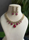 LAYLA Ruby Red Necklace Set