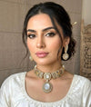 TVESHA White Necklace Set