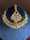 AASHNA Green Kundan Necklace Set