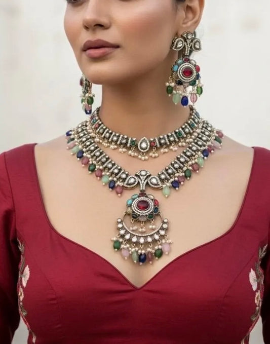 ALISAH Multicolored Necklace Set