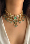 AYESHA Mint Kundan Necklace Set