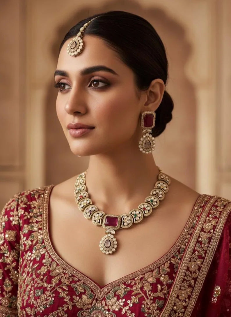 ANTARA Kundan Necklace Set