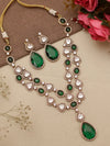 MRIDA Sabyasachi Inspired Green Necklace Set