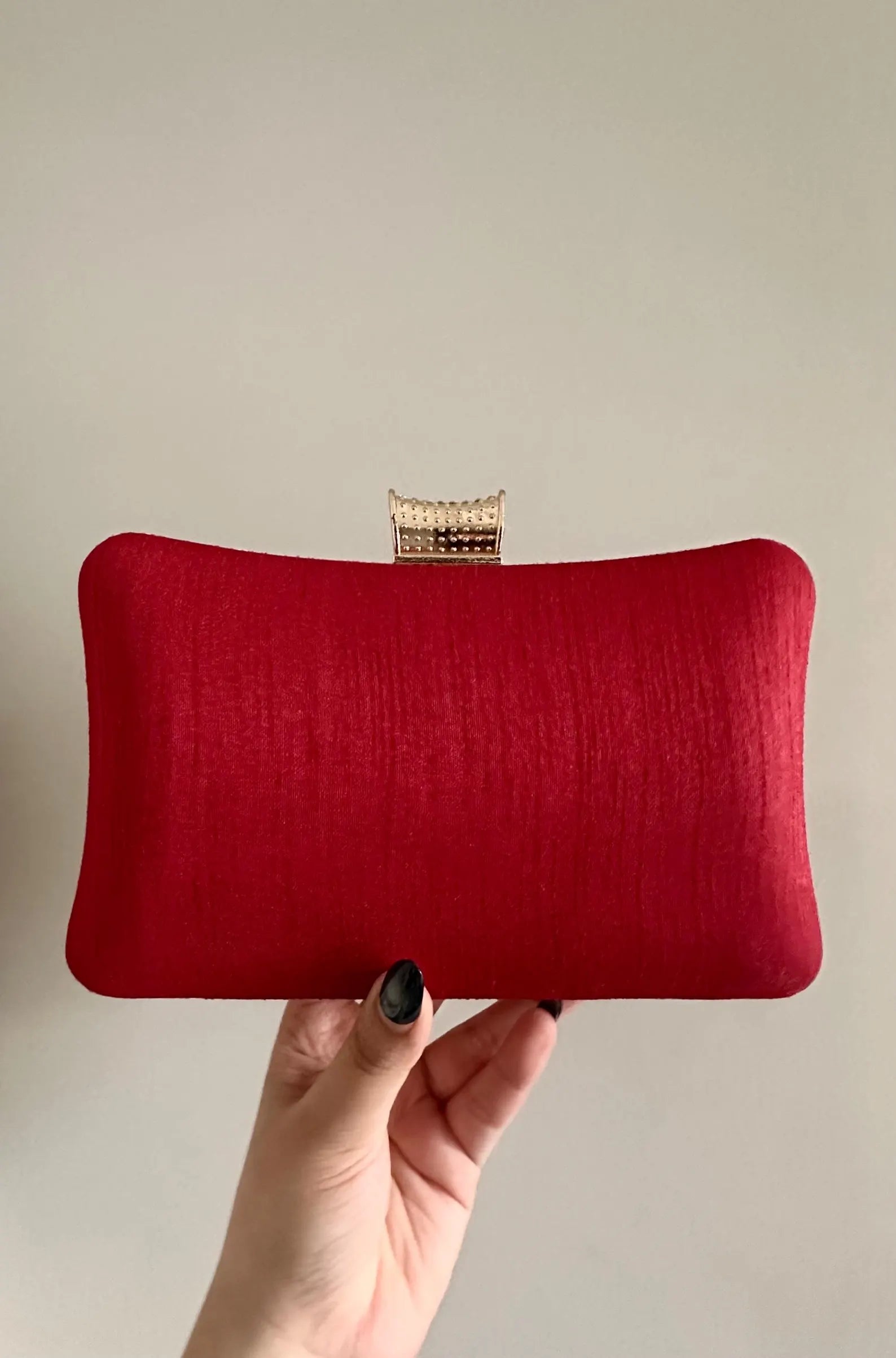 NOURA Blue Gold Clutch Purse