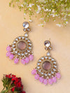 LYRA Green Ruby  Ethnic earrings / High quality chandbalis / Pakistani Wedding / Navratri Indian bollywod statement Diwali jewelry