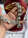URVASHI Victorian  polki kundan two tone necklace set,indian bridal jewelry, Pakistani wedding jewellery,