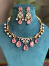 AMAYA Pink Gold Hasli Necklace Set