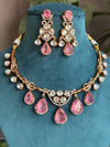 AMAYA Pink Gold Hasli Necklace Set