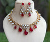 AMAYA Red Gold Hasli Necklace Set