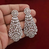 AVA silver finish Clear stones American Diamond Necklace Set/ stylish cz zircon choker set jewelry,Indian pakistani jewellery