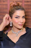 URVASHI Victorian  polki kundan two tone necklace set,indian bridal jewelry, Pakistani wedding jewellery,