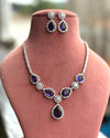 IRENE Purple Necklace Set