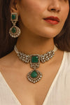 NAYAN Green Necklace Set
