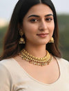 MAANVI Gold tone Rajwadi jewellery South Indian jewelry,meenakari necklace earrings, Indian ruby stones golden jewelry,kempu temple jewelry