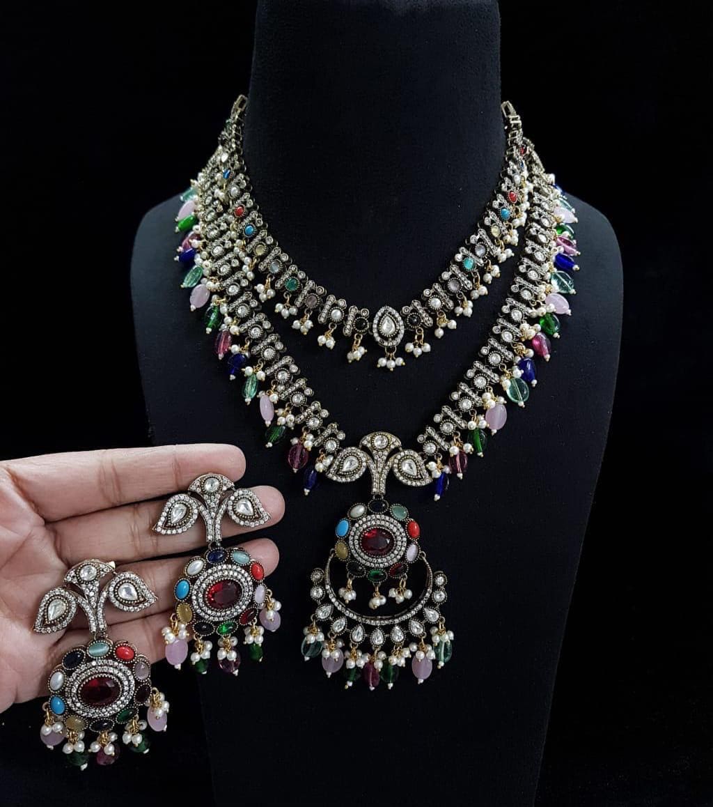 ALISAH Multicolored Necklace Set