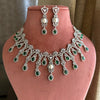 SOPHIE Emerald green American Diamond Necklace Set