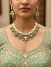 AAFIYA Mint Gold Necklace Set
