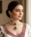 NAYAN Red Necklace Set