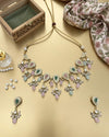VEDIKA Sabyasachi inspired Mint pink  Fusion Kundan necklace set, indian wedding Rajwada jewelry/ pakistani jewelry