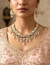 AAFIYA Pink Gold Necklace Set
