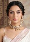 SOHINI Pink Sabya Choker Set