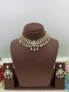 JOLENE Premium quality kundan and polki choker necklace set, Indian Pakistani wedding and festive Jewelery