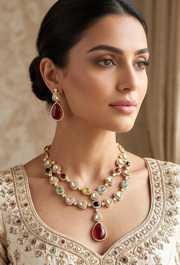 SHRIYA Multicolored Necklace Set