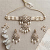 ARLINA White Kundan Necklace Set