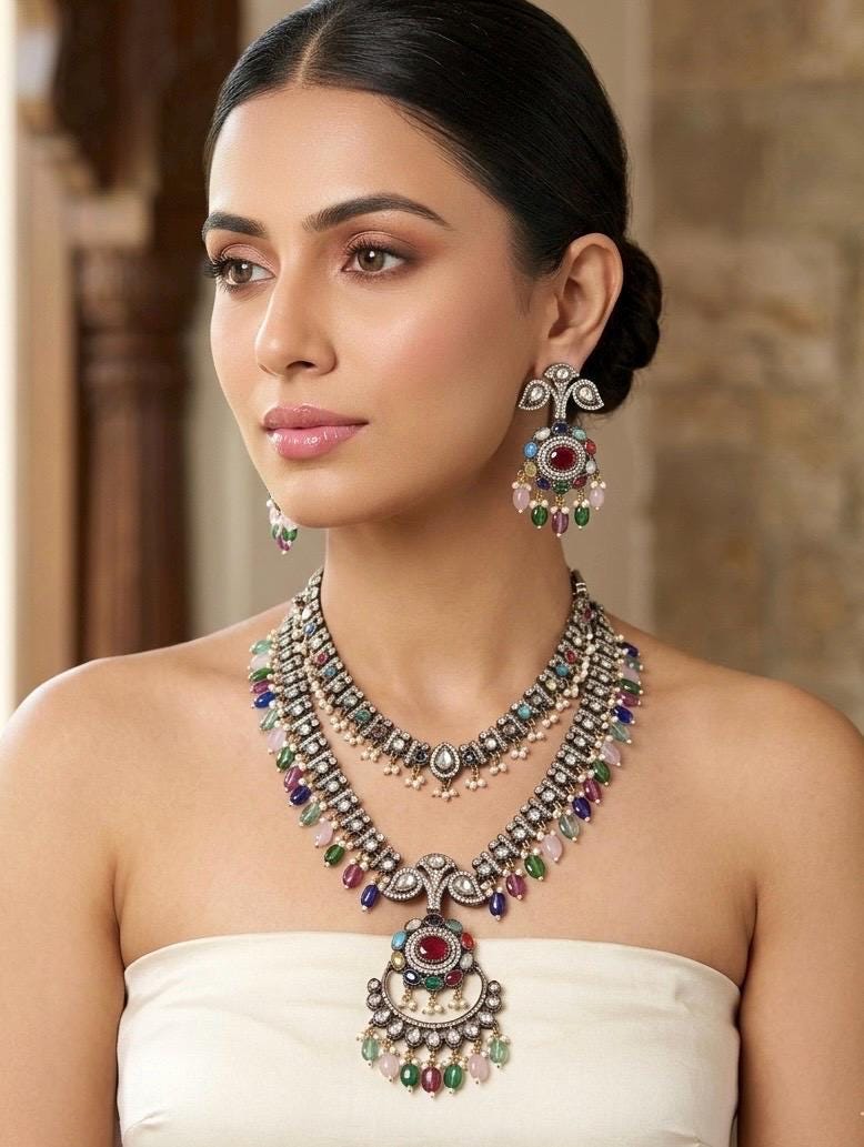 ALISAH Multicolored Necklace Set