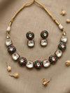 ADRITA Polki Necklace Set