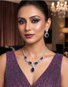 IRENE Purple Necklace Set