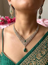 RUHIKA Green Victorian Necklace Set