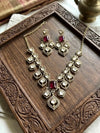 MENUKA Red Victorian Necklace Set